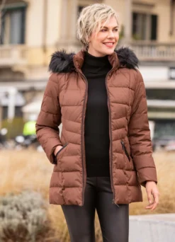Jacke mit Zickzack-Dessin
