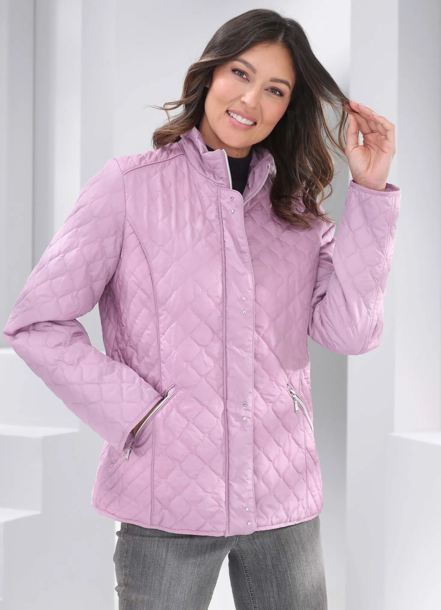 Jacke mit Zwiebelstepp