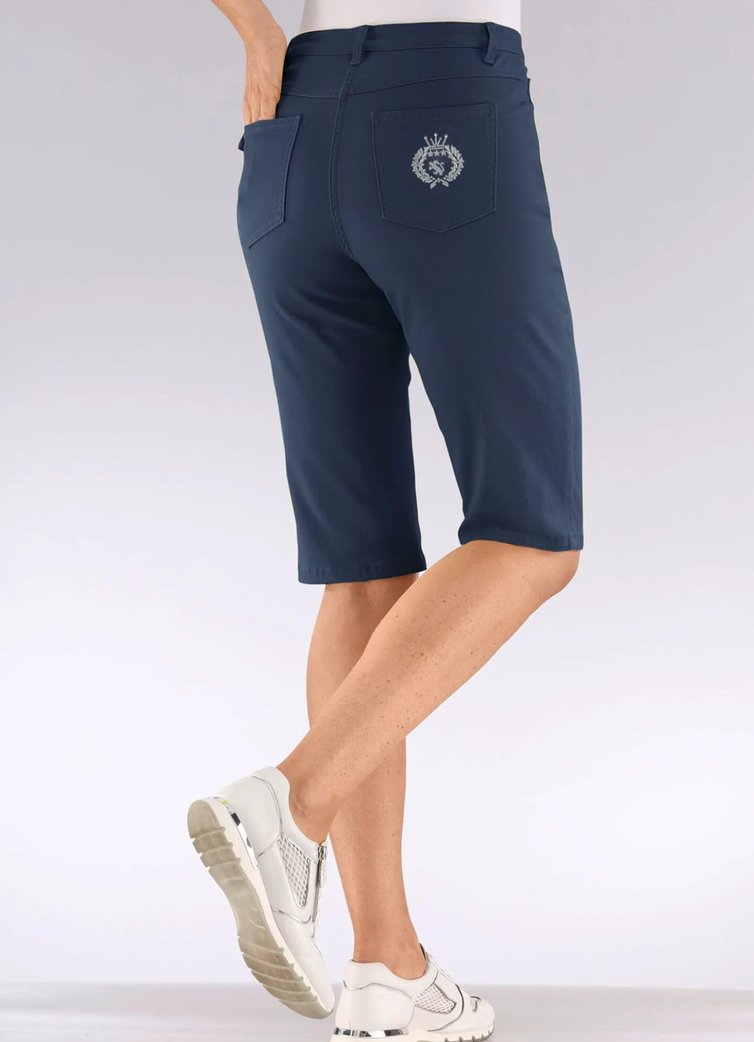 Jeans-Bermudas