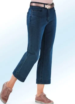 Jeans-Culotte in 5-Pocket-Form
