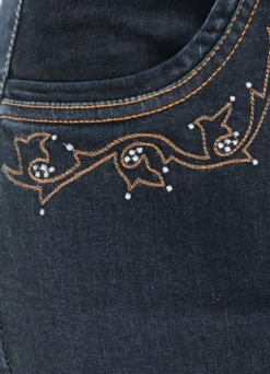 Jeans in bequemer Schlupfform