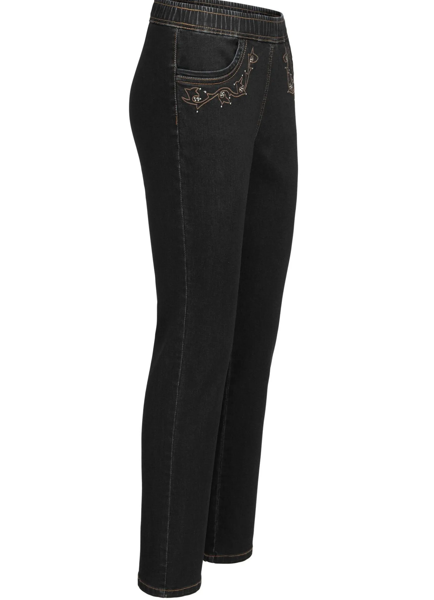 Jeans in bequemer Schlupfform