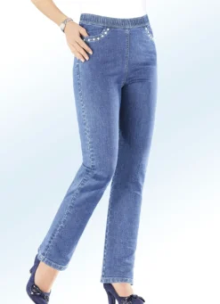 Jeans in komfortabler Schlupfform