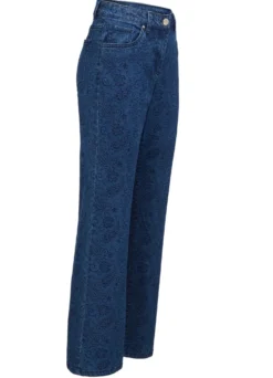 Jeans in Paisley-Dessinierung
