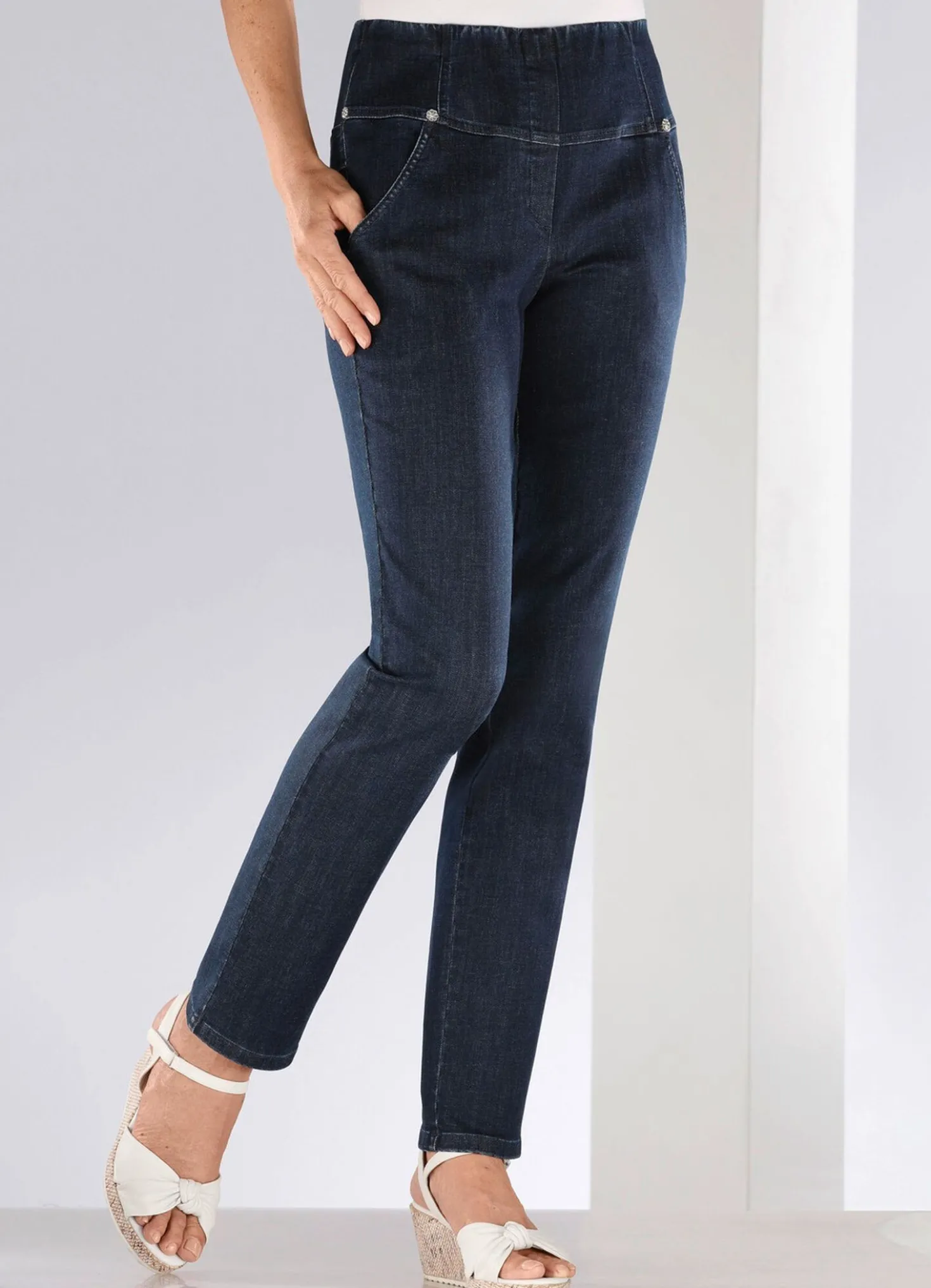 Jeans in Schlupfform