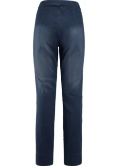 Jeans mit abgesteppten Biesen