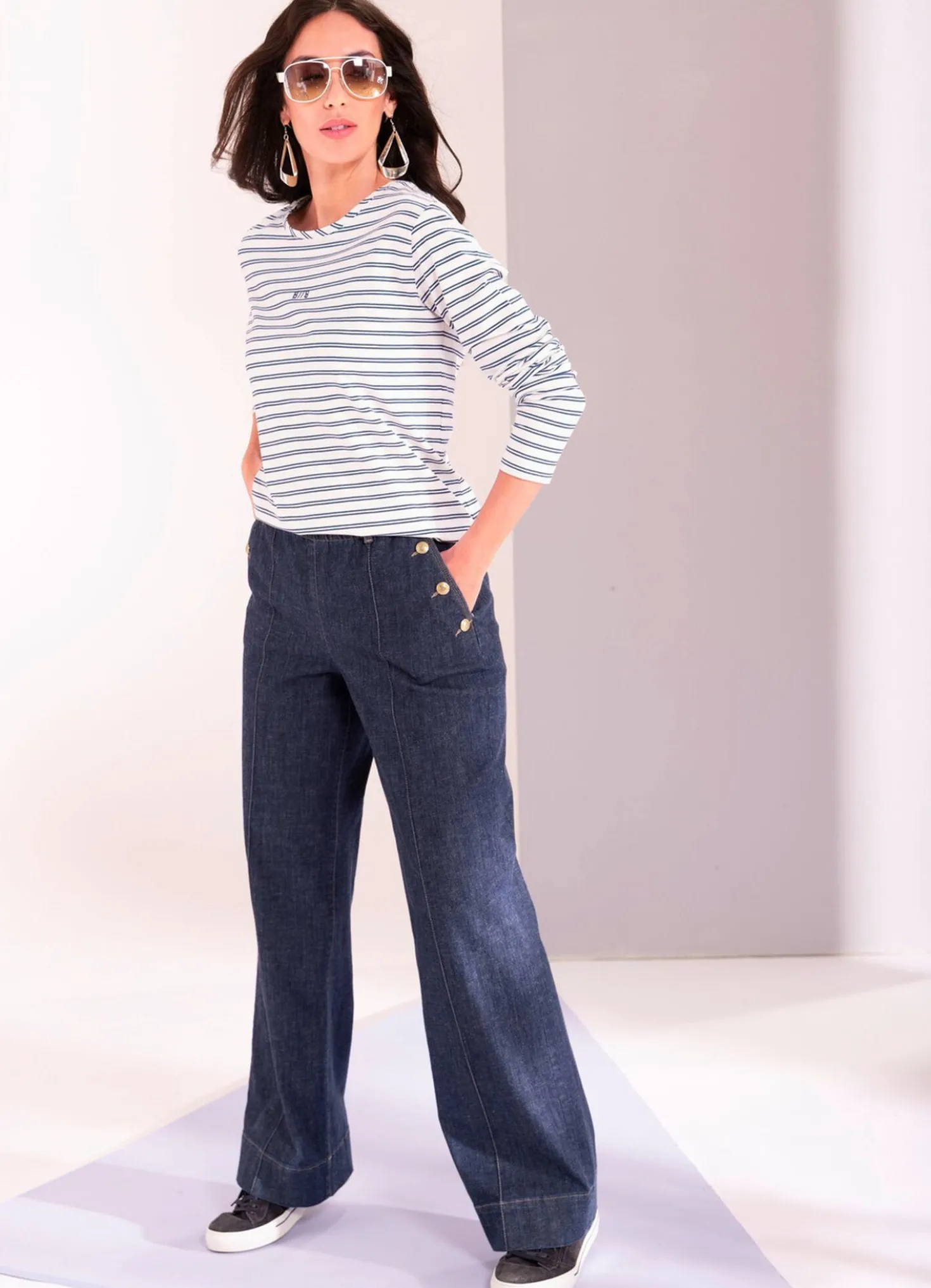 Jeans mit Formbund