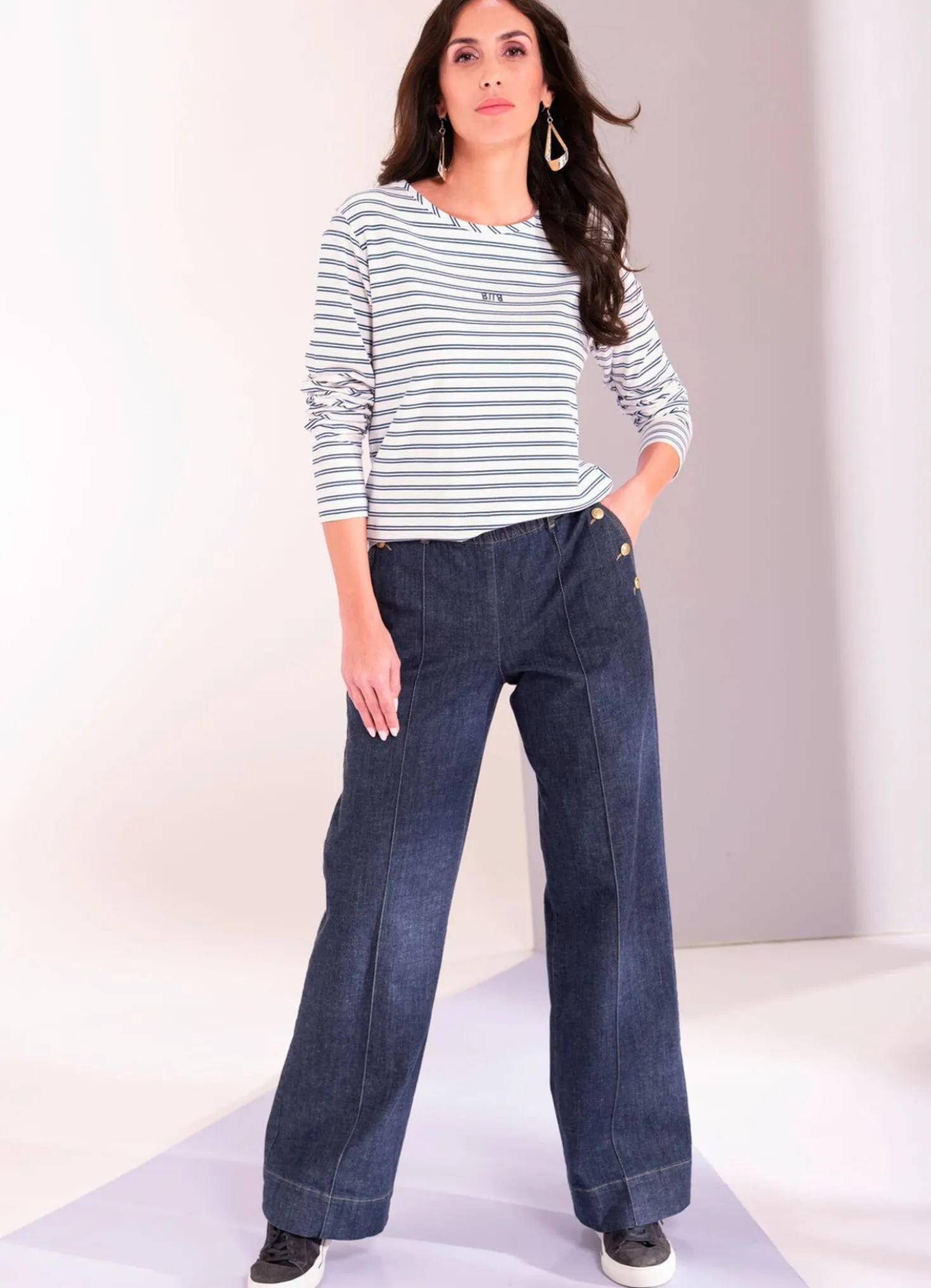Jeans mit Formbund