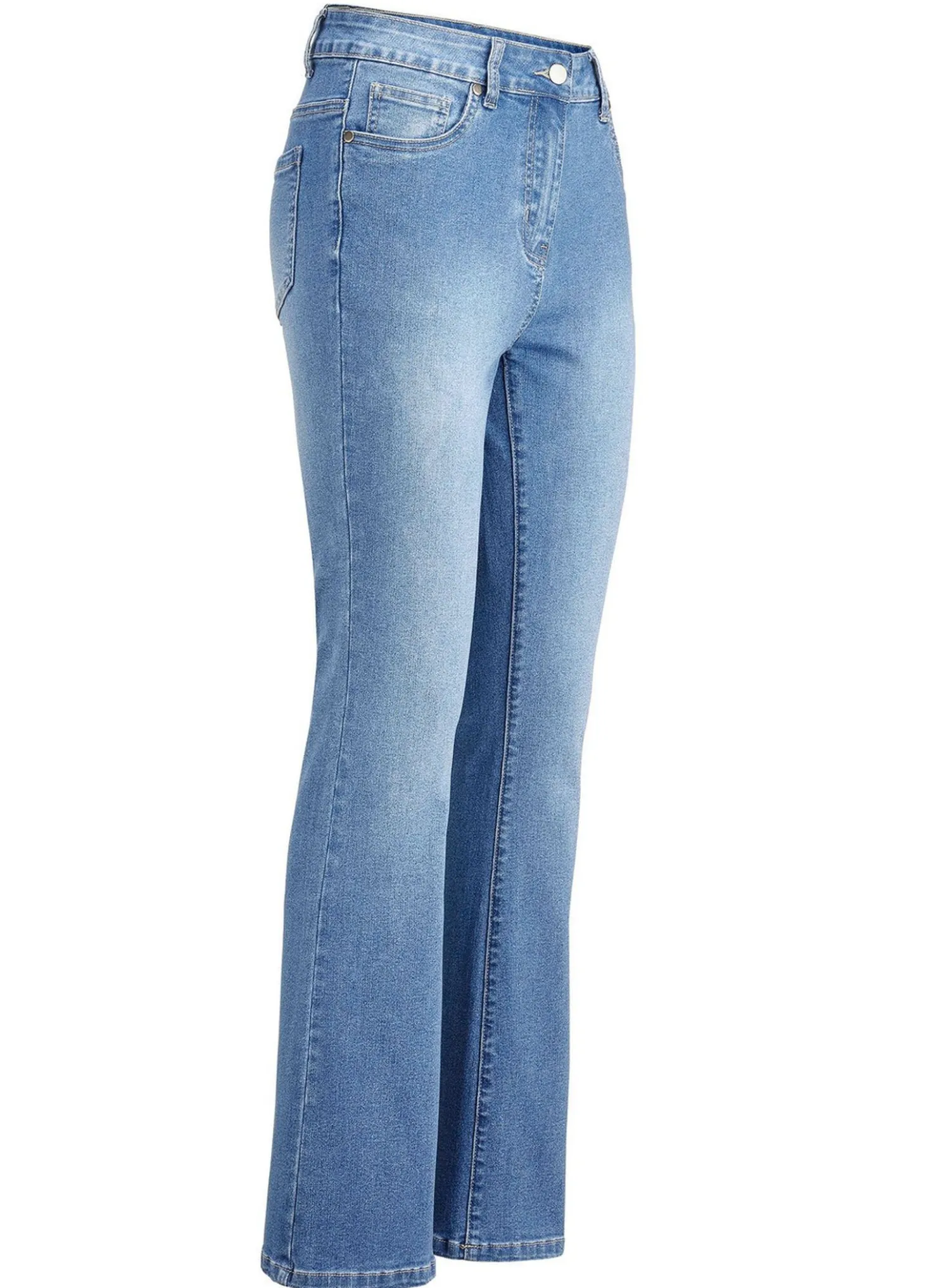 Jeans mit leicht ausgestellter Beinweite