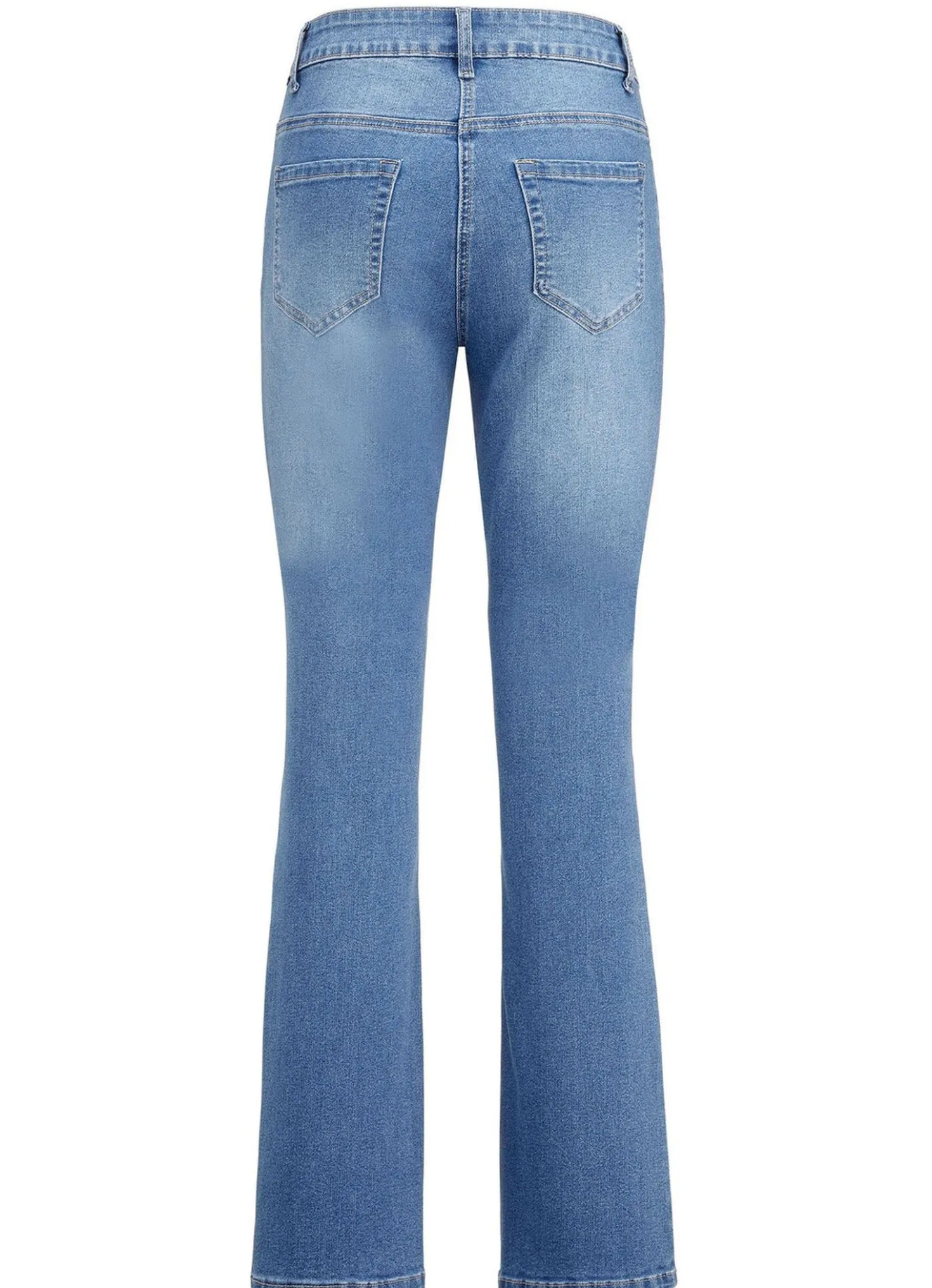 Jeans mit leicht ausgestellter Beinweite
