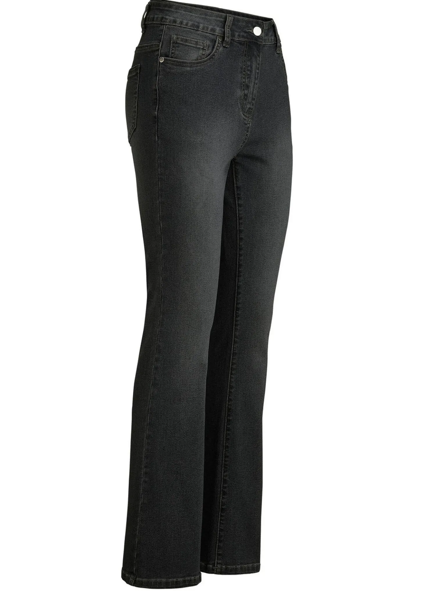 Jeans mit leicht ausgestellter Beinweite