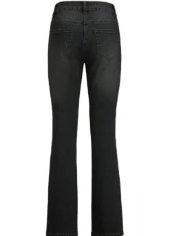 Jeans mit leicht ausgestellter Beinweite