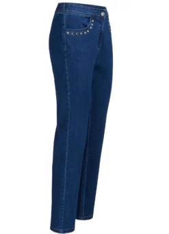 Jeans mit Strasssteinchen