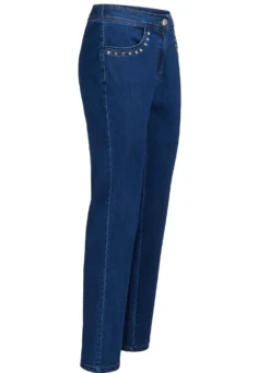 Jeans mit Strasssteinchen