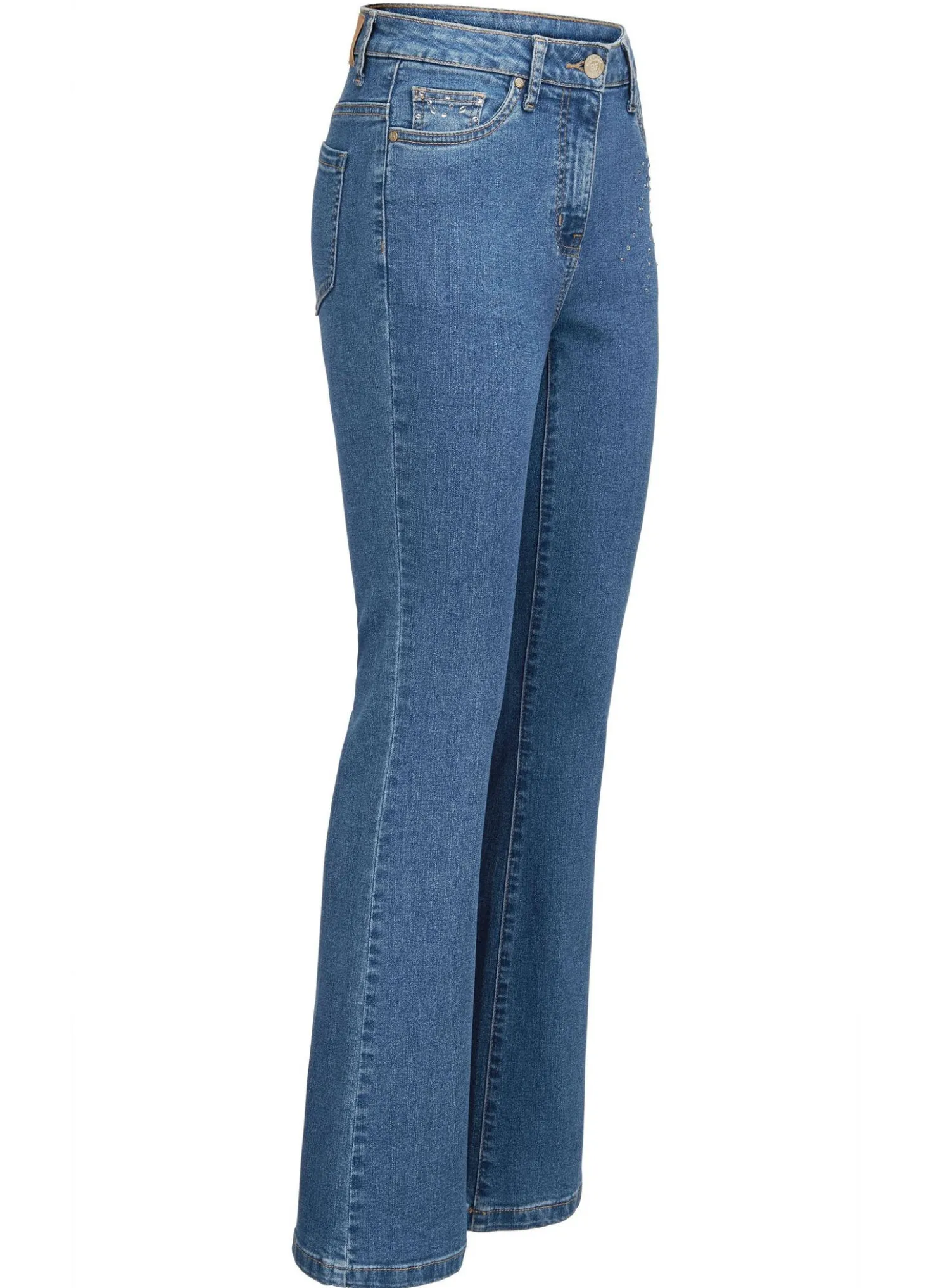 Jeans mit Strasszier
