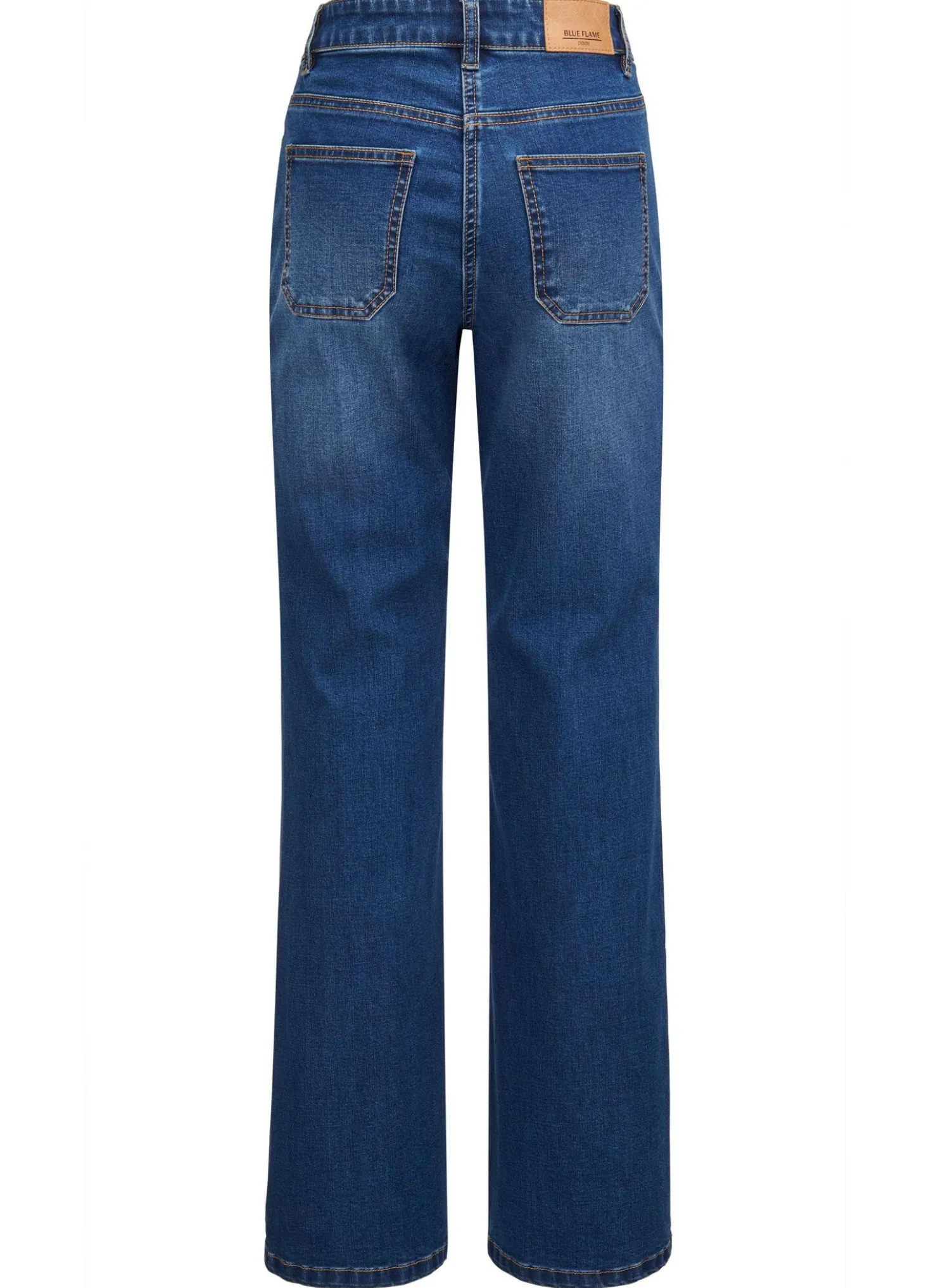 Jeans mit weitem Beinverlauf