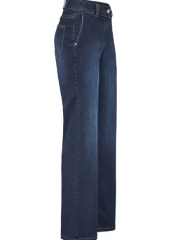Jeans mit weiterem Beinverlauf