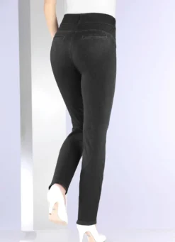Jersey-Hose in Denim-Optik