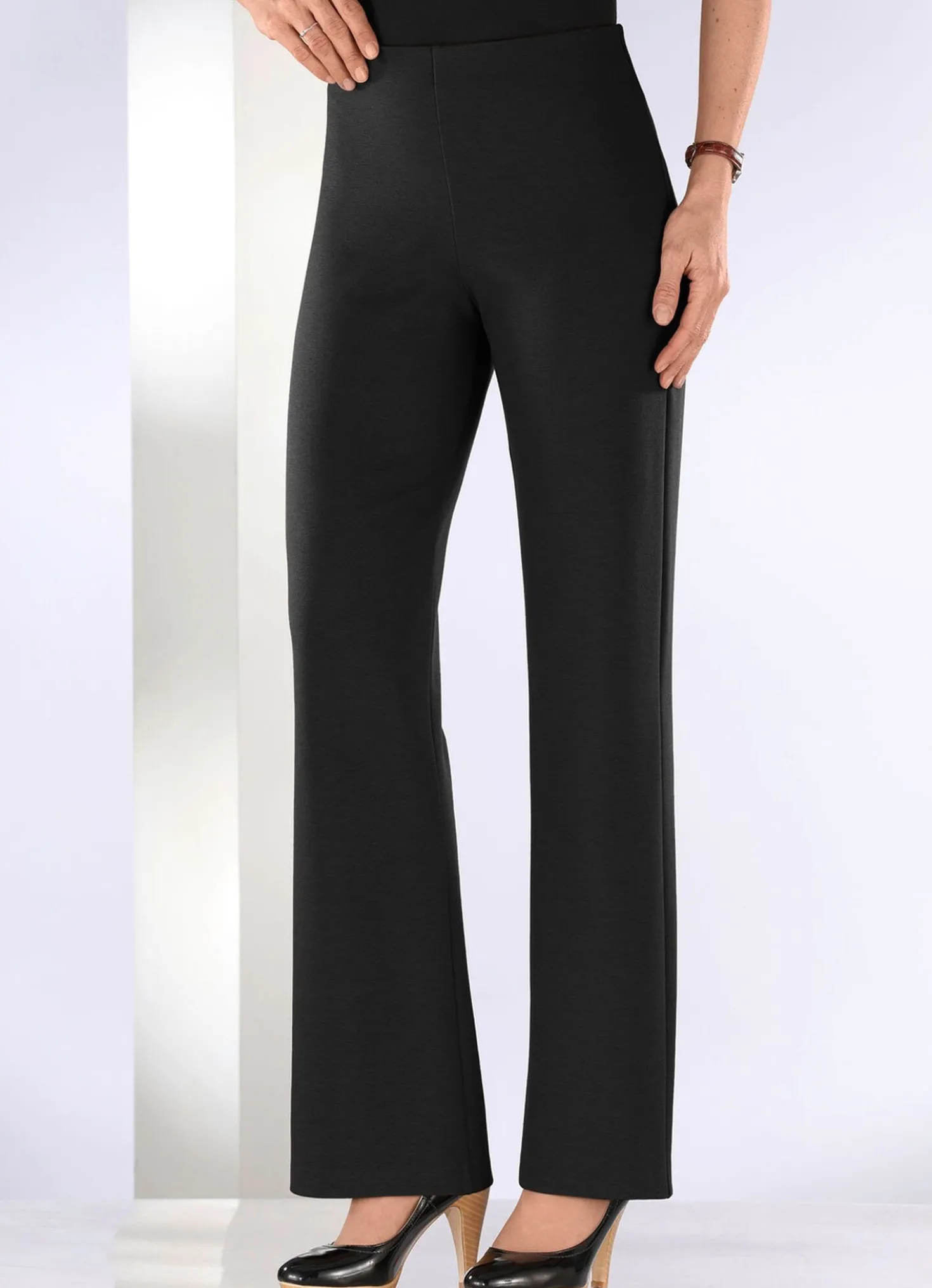 Jerseyhose mit ausgestellter Fußweite