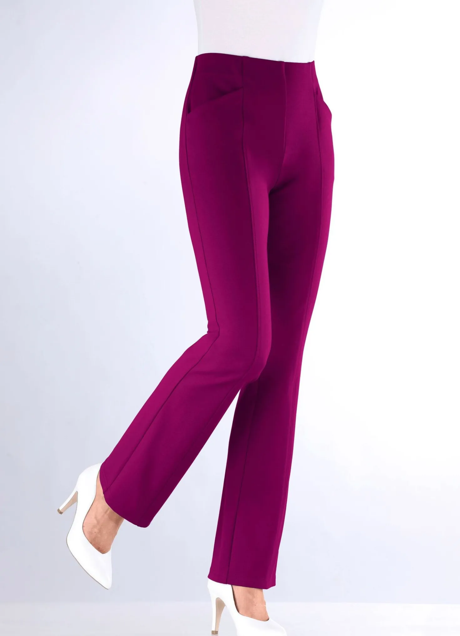 Jerseyhose mit ausgestellter Fußweite