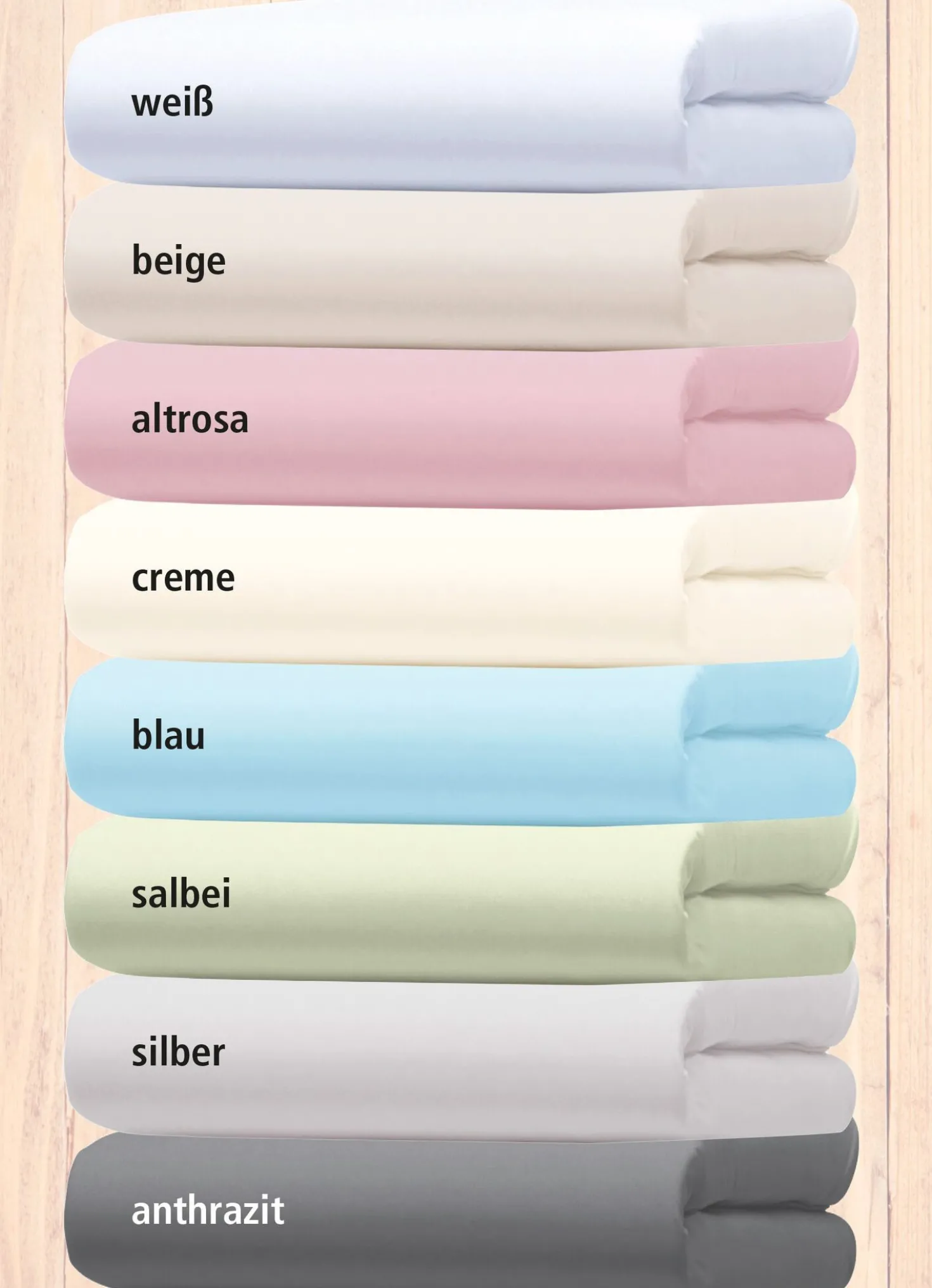 Jersey-Stretch-Elasthan-Spannbetttücher Excellent von Florella