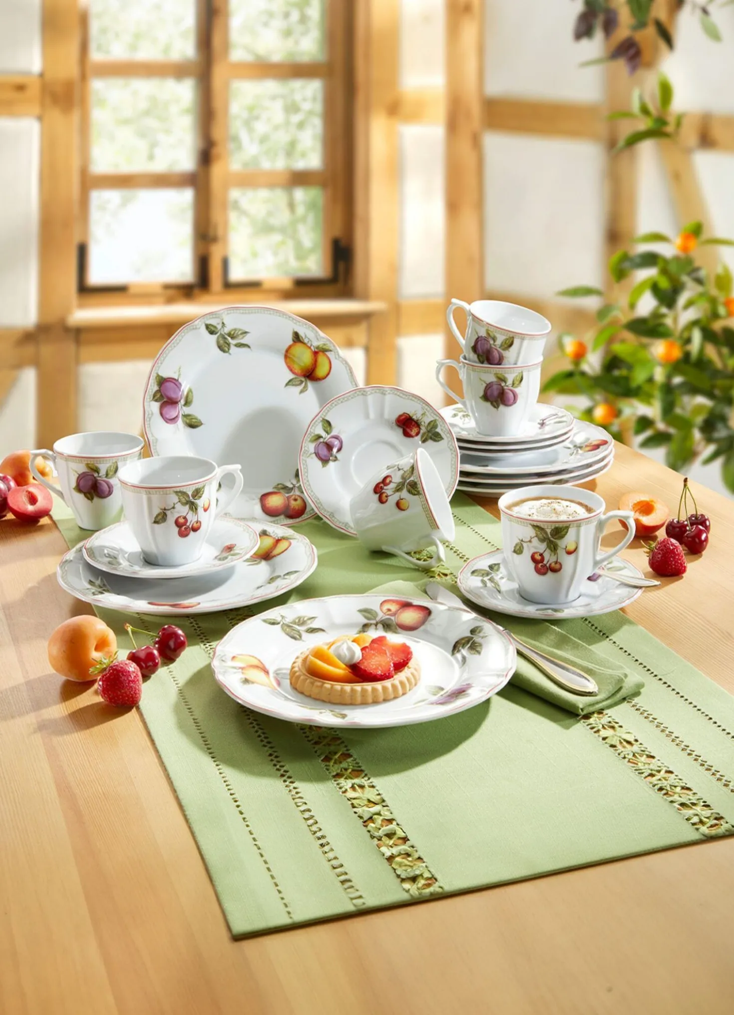 Kaffee-Service, 18-teilig „Flora Orchard"