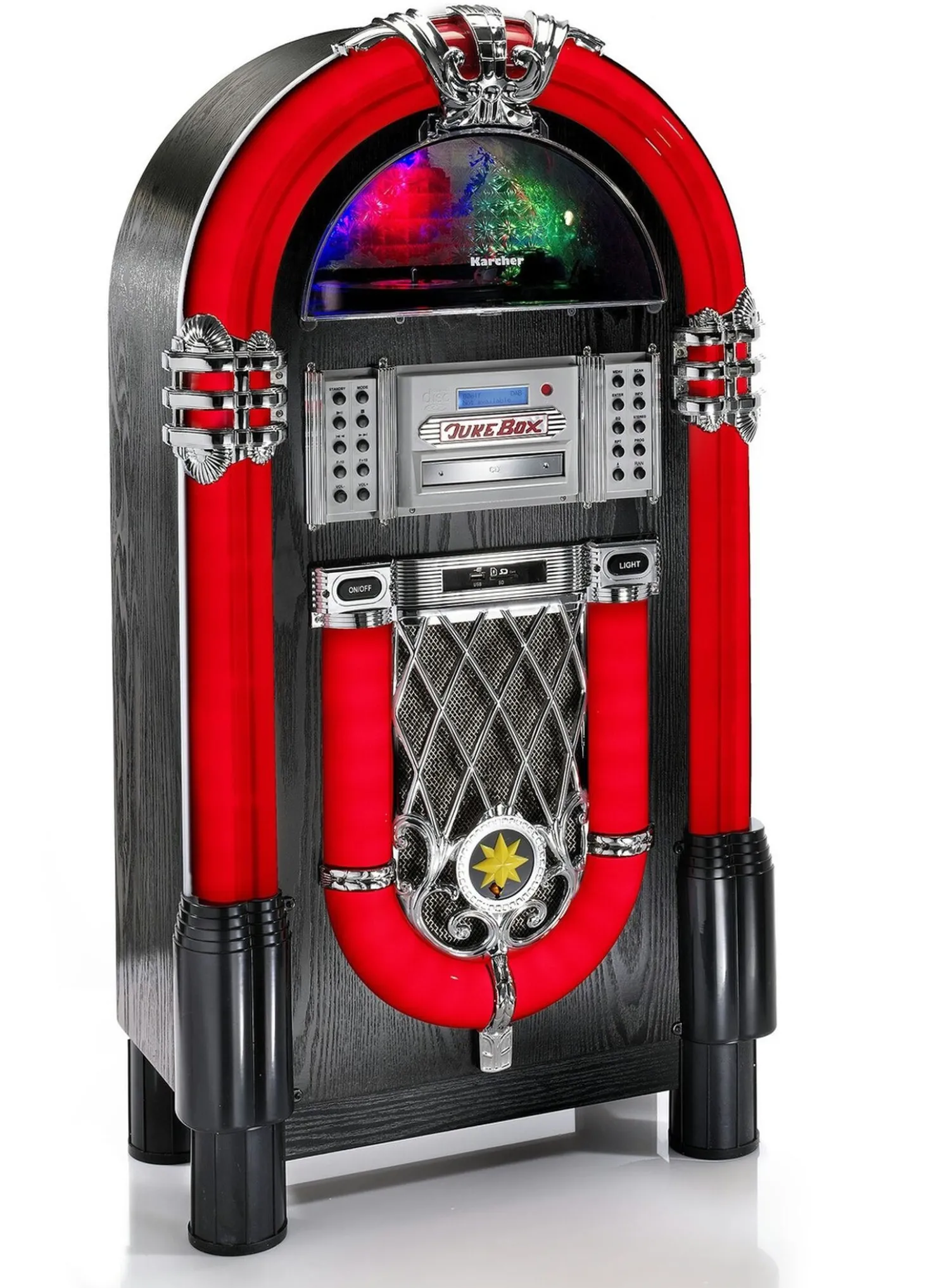 Karcher JB6608D Plattenspieler-Jukebox mit DAB+