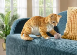 Katze mit Wollknäuel