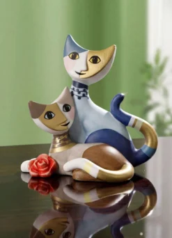 Katzenpaar „Fioritura d'amore“ aus der Rosina-Wachtmeister-Kollektion