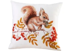 Kissenbezüge mit Eichhörnchen-Motiven