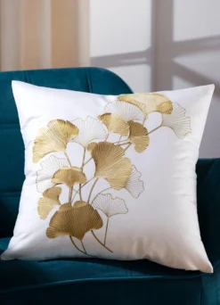 Kissenbezug mit Ginkgo-Motiv