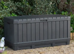 Kissenbox "Kentwood" in Holzoptik