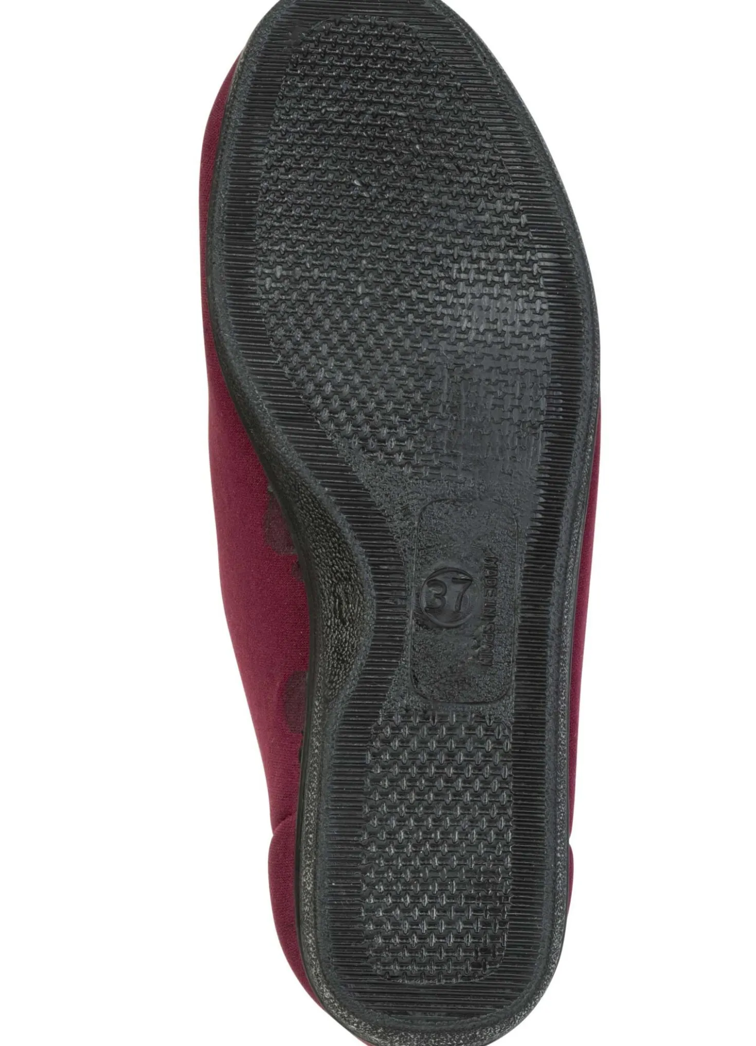 Klassiche Damen-Hausschuhe, Weite F, mit Gummizug