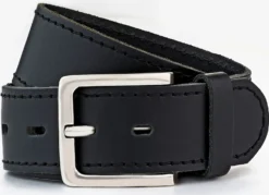 Klassicher Herren-Gürtel, aus Leder, 4 cm breit