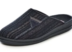 Klassische Herren-Hausschuhe, aus Textil