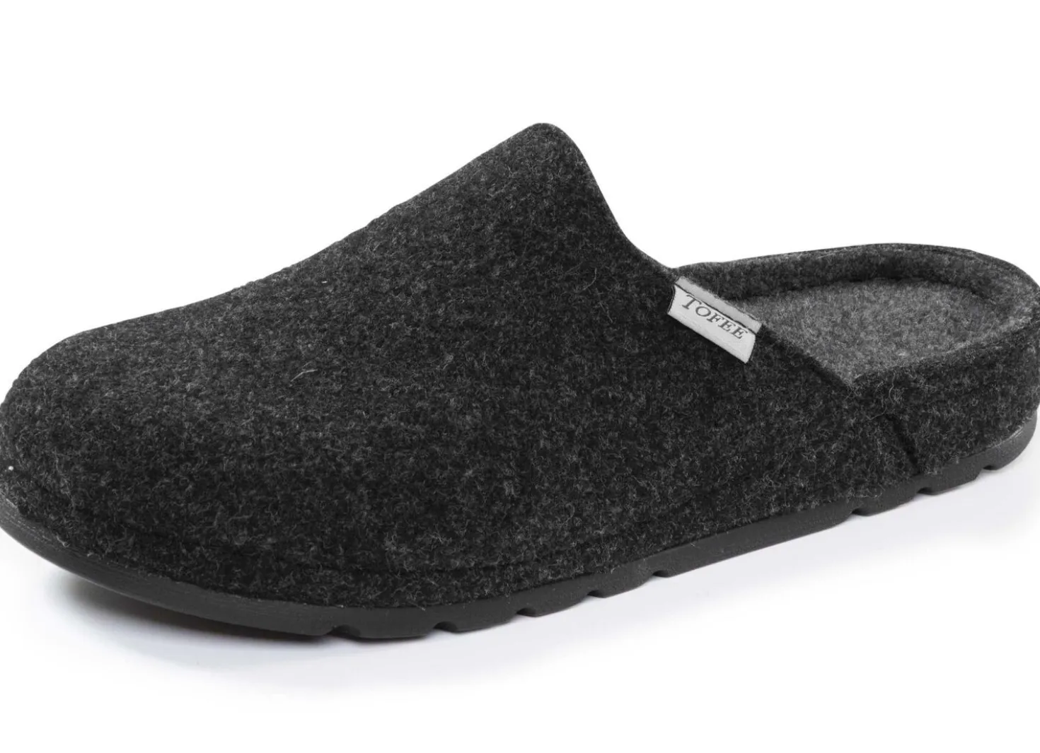 Klassische Herren-Haussschuhe, aus Wollfilz
