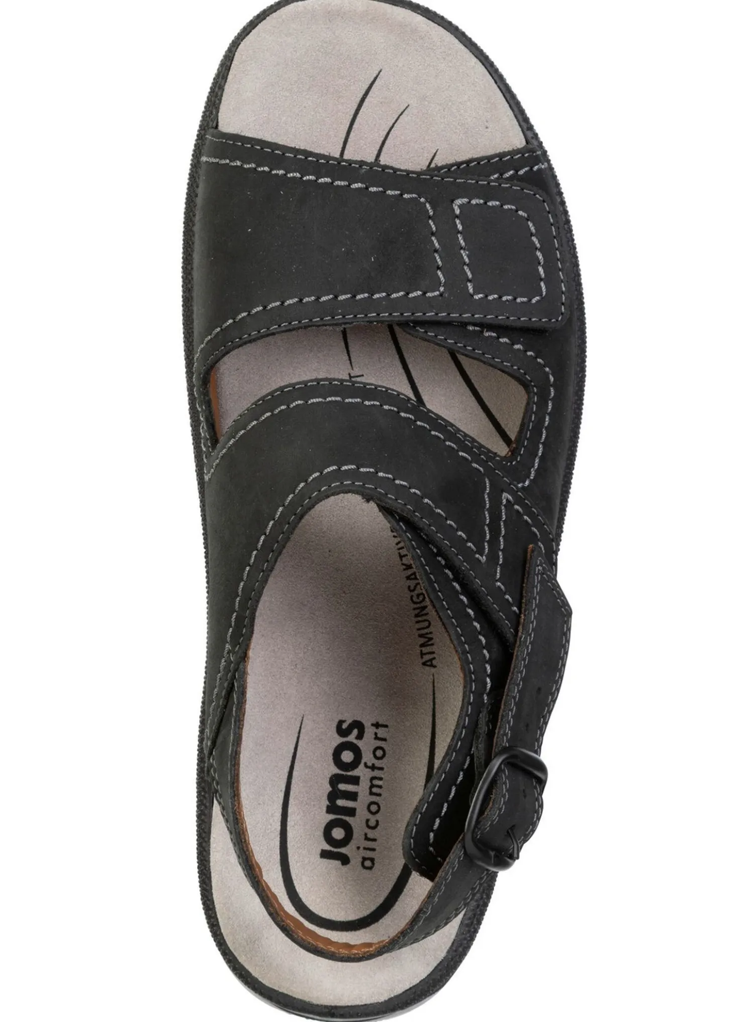 Klassische Herren-Sandalen, Weite H, mit Klettverschluss