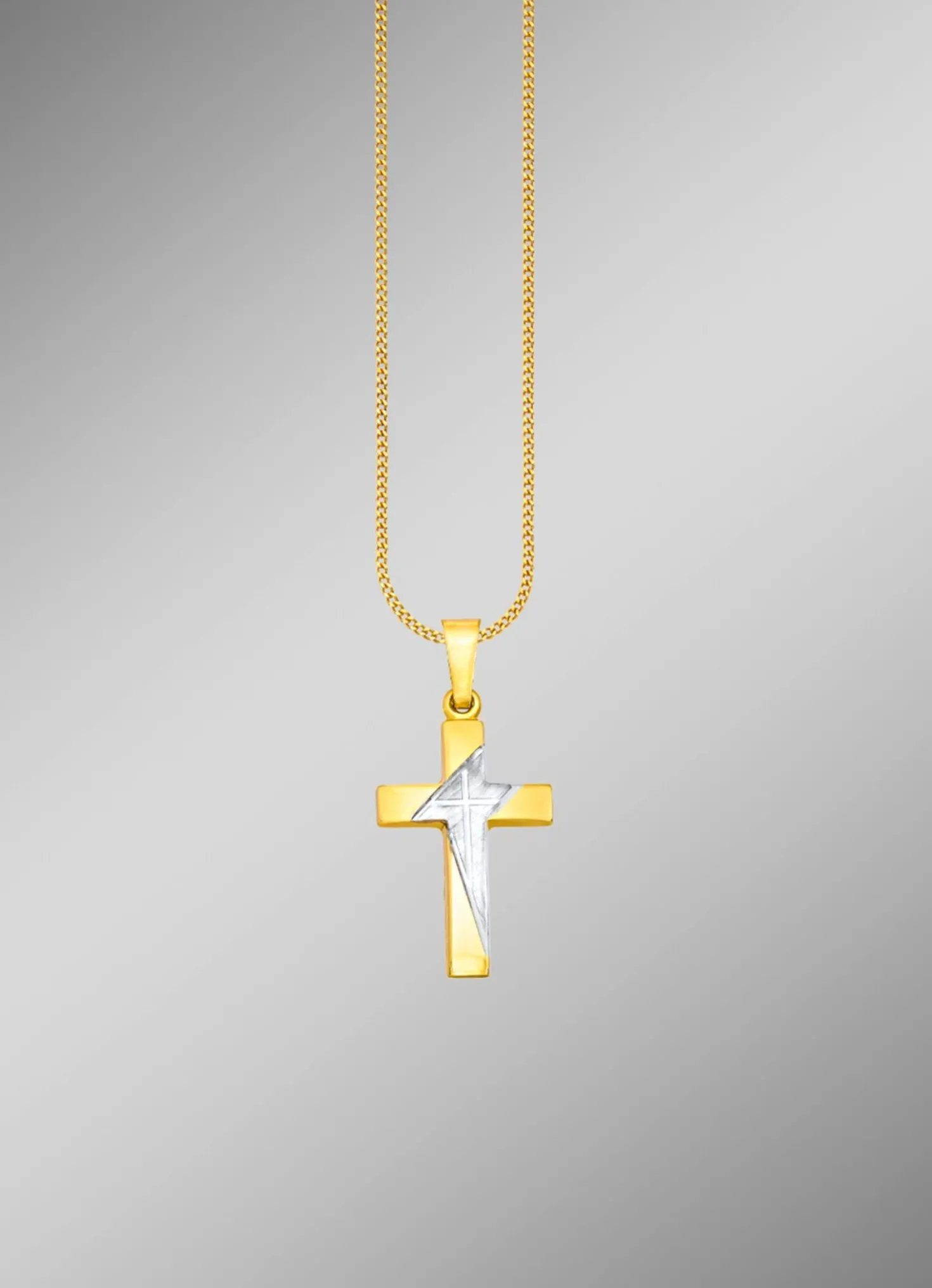 Klassischer Kreuz-Anhänger