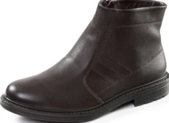 Klassische Stiefeletten, Winterschuhe, Weite H, mit Lammfell
