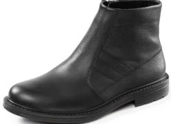 Klassische Stiefeletten, Winterschuhe, Weite H, mit Lammfell