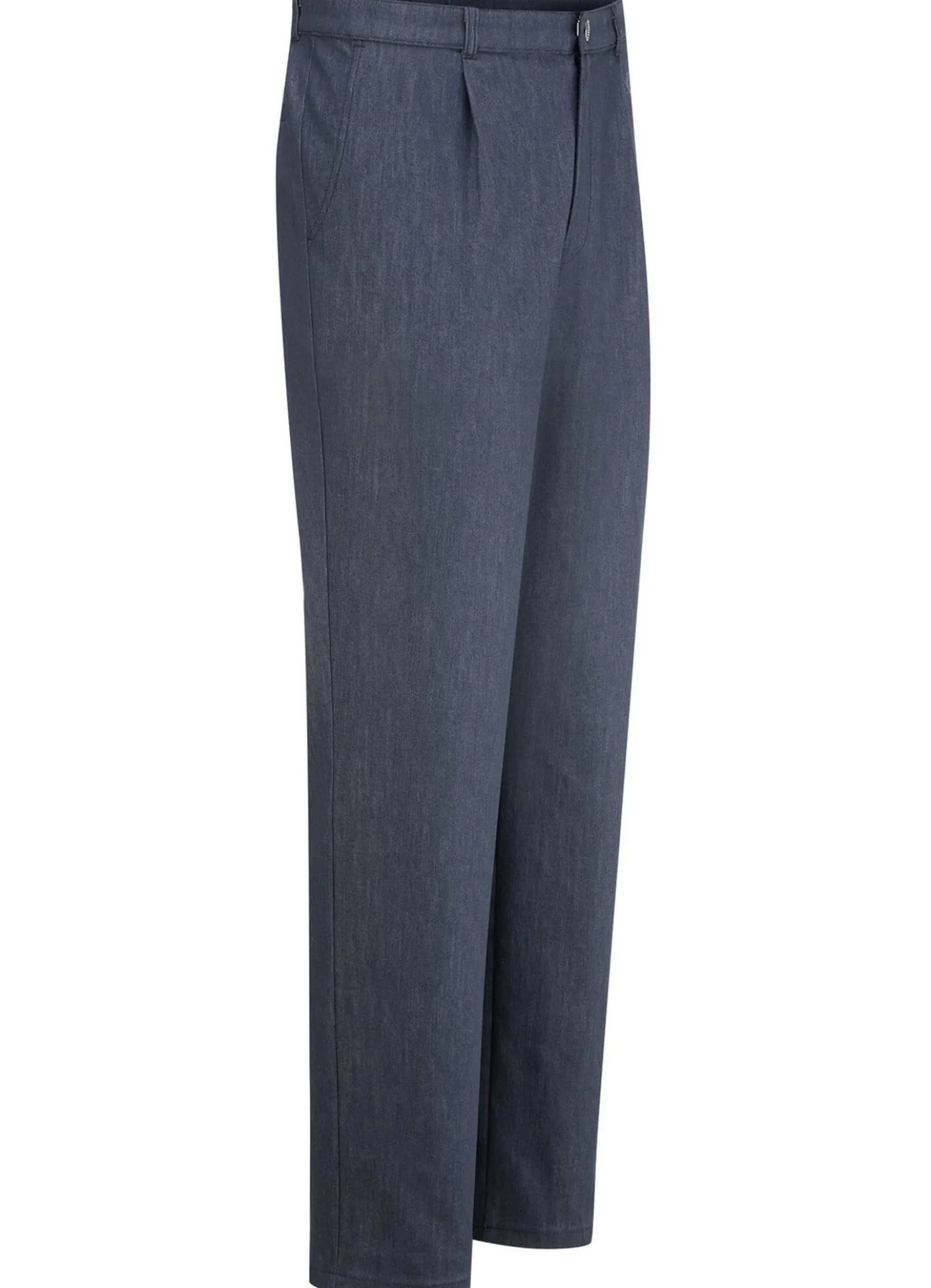 "Klaus Modelle"-Edeljeans mit Bundfalten in 2 Farben
