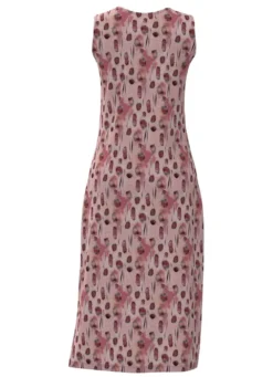 Kleid mit farbbrillantem Druckdessin, ärmellos