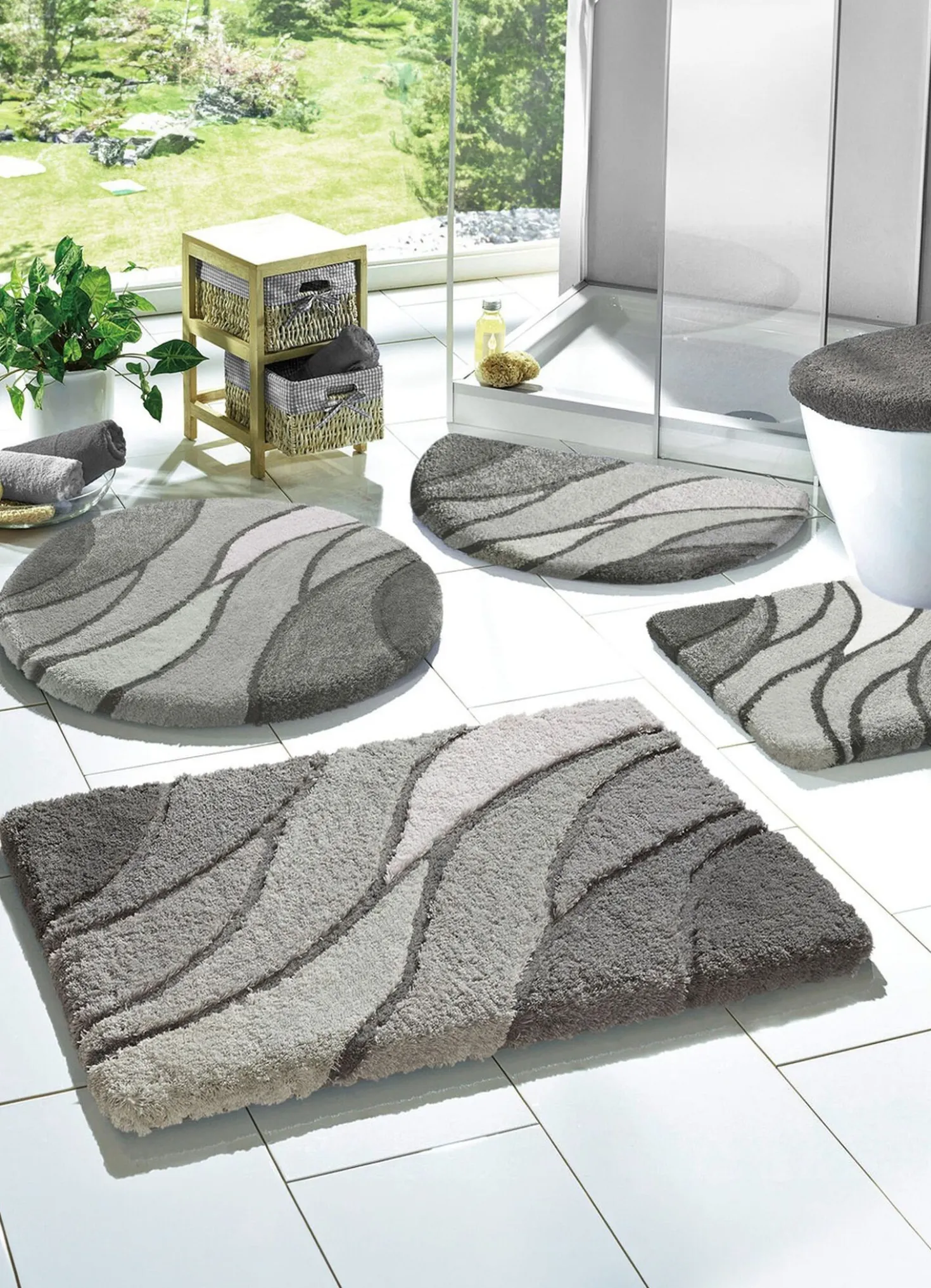 Kleine Wolke Badgarnitur in Table Tuft Qualität