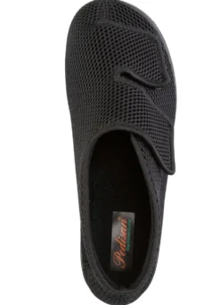 Klettschuh aus elastischem Textilmaterial