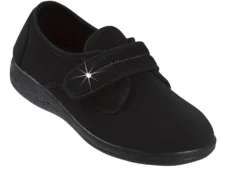 Klettslipper aus Stretchmaterial