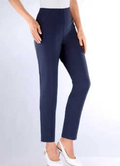 Knöchellange Hose mit angeschnittenem Bund