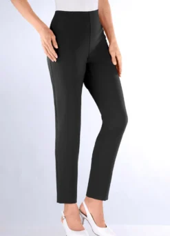 Knöchellange Hose mit angeschnittenem Bund