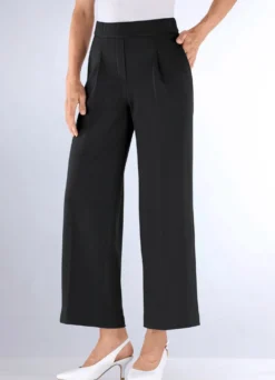 Knöchellange Hose mit weitem Bein