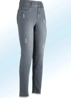 Knöchellange Jeans in 5-Pocket-Form