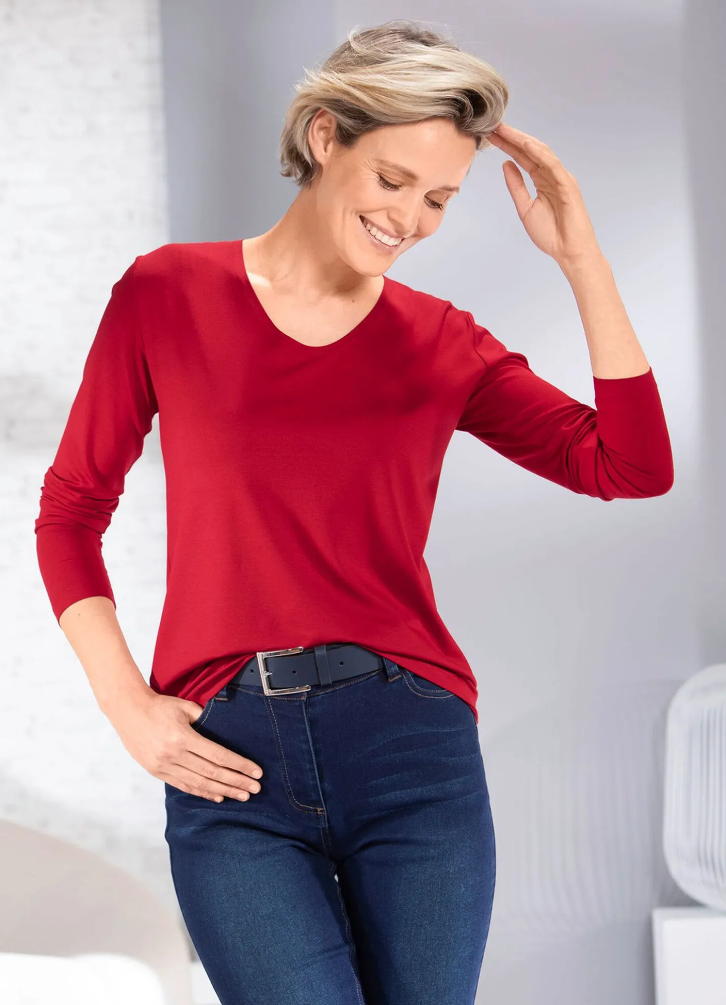 Kombifreundliches Shirt in 3 Farben